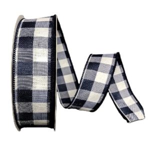 NAVY/WHITE BUFFALO PLAID/50YDS