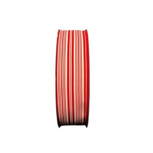 IVORY/RED STRIPE CANVAS/2.5"